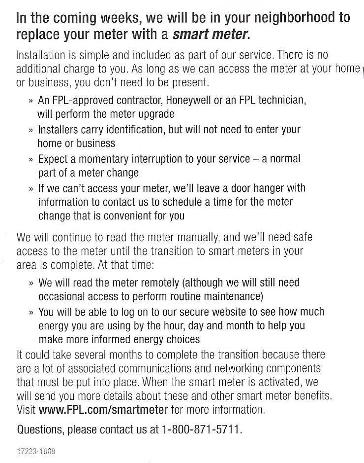 Smart Meters ~ Back Side