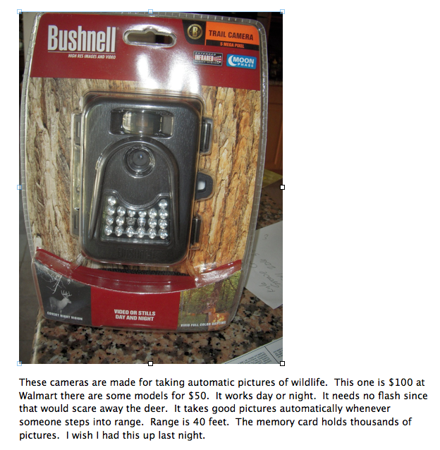 Bushnell Camera