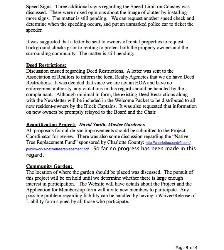 November 7th Minutes