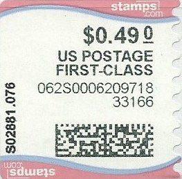 Stamps.com-Glossy Borders